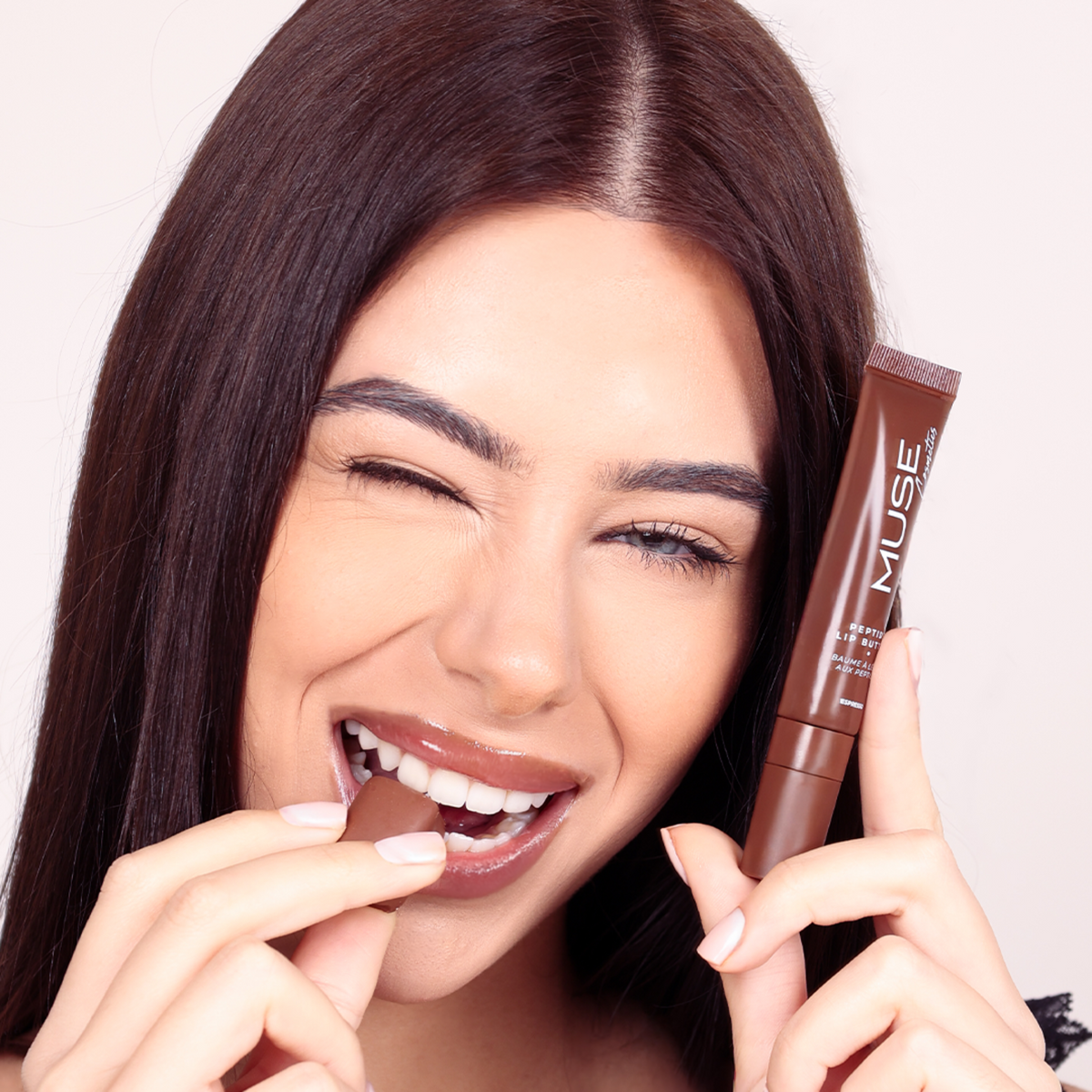Effect of MUSE Peptide Lip Butter Espresso