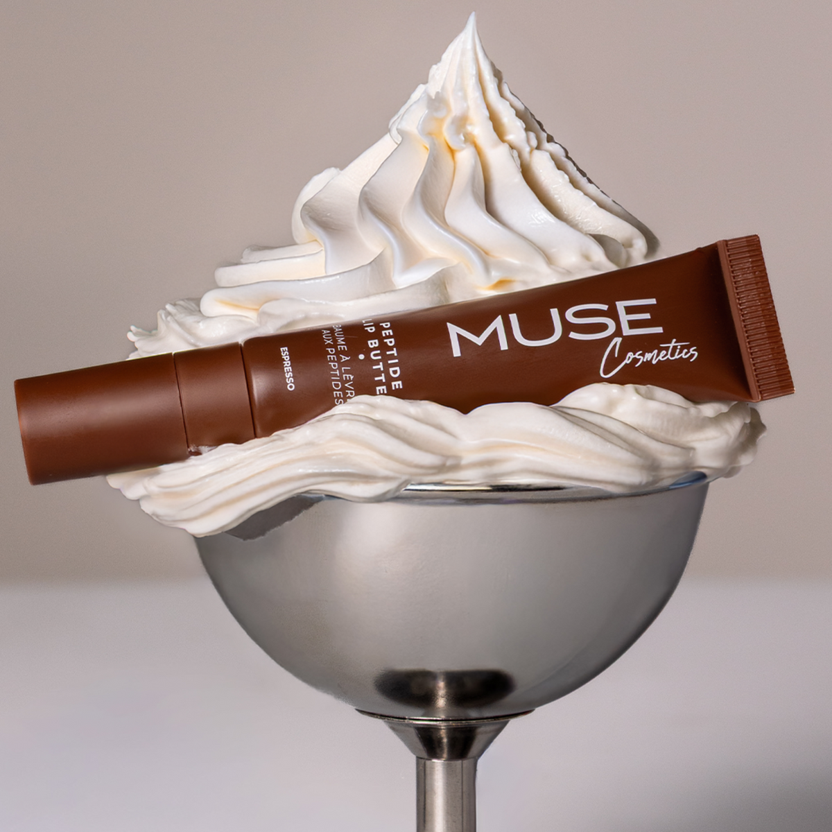 MUSE Peptide Lip Butter Espresso packaging